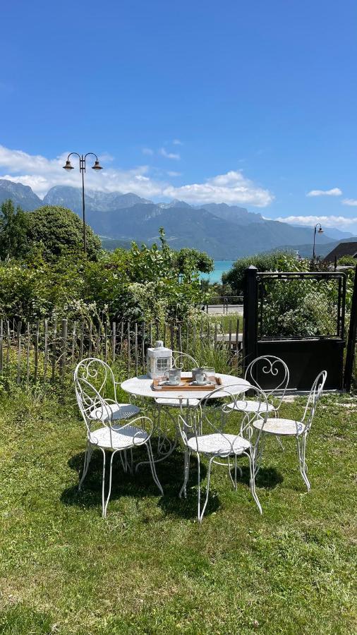 Le Chalet De La Plage Sevrier Bagian luar foto