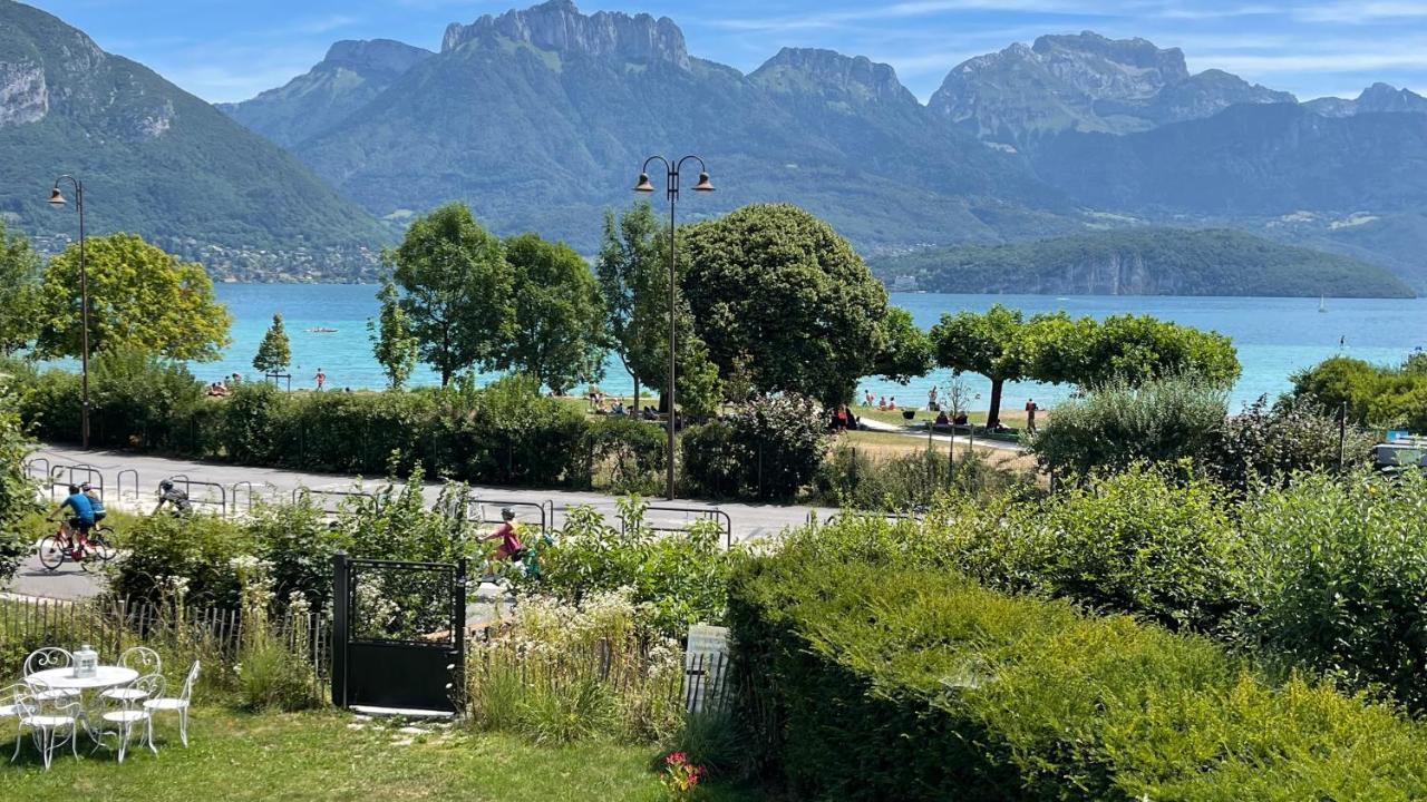 Le Chalet De La Plage Sevrier Bagian luar foto
